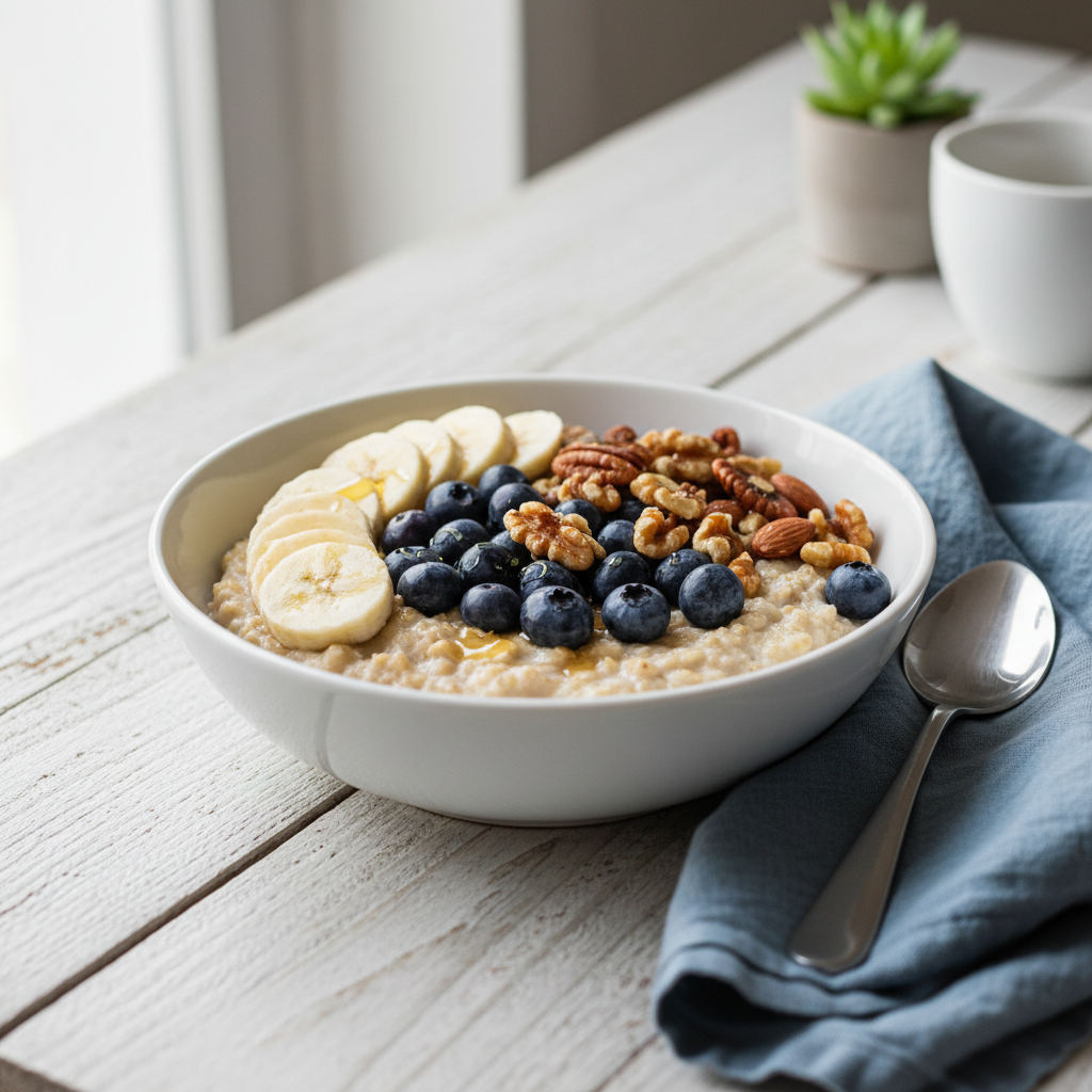 Healthy meal in the eating window of an intermittent fasting before and after