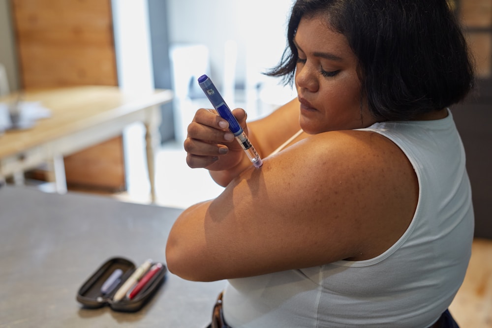 Injectable pen like Mounjaro, a medication that needs a prescription
